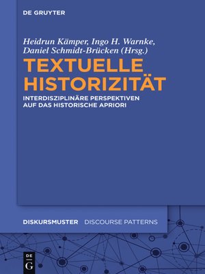 cover image of Textuelle Historizität